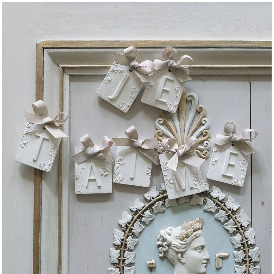 Parfum D'Interieur MATHILDE M Objets Parfumes Et Recharges | Decor Parfume Lettre H - Fleur De Coton