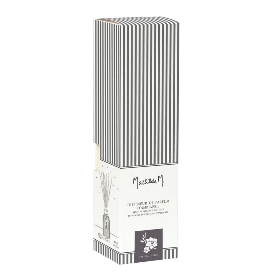 Parfum D'Interieur MATHILDE M Diffuseurs De Parfum D'Ambiance | Diffuseur De Parfum D'Ambiance Les Intemporels 200Ml - Freesia Delice