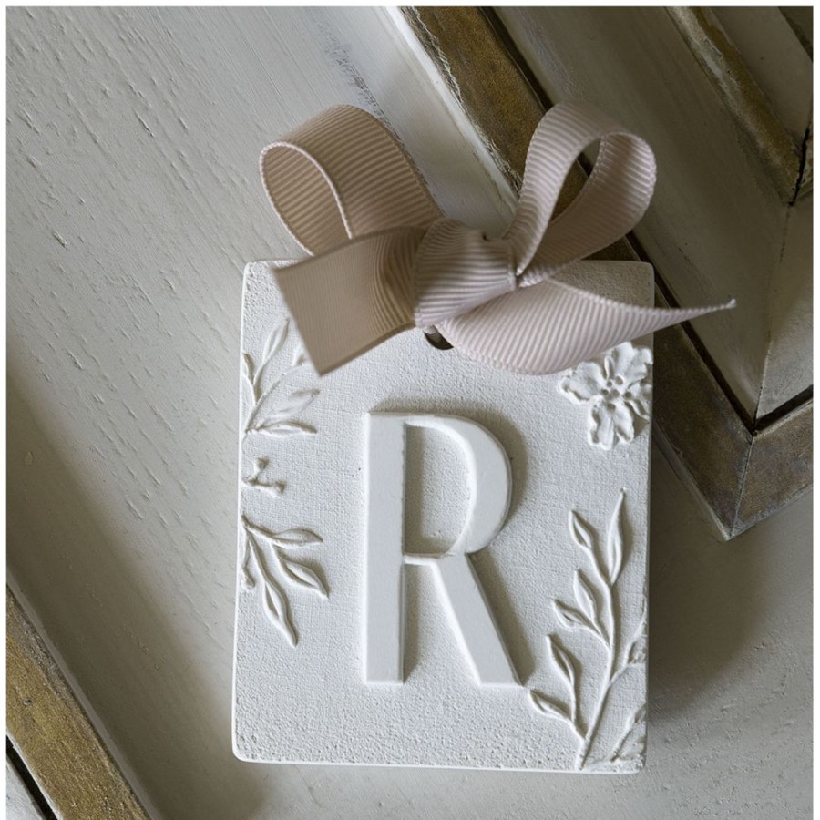 Parfum D'Interieur MATHILDE M Objets Parfumes Et Recharges | Decor Parfume Lettre R - Fleur De Coton