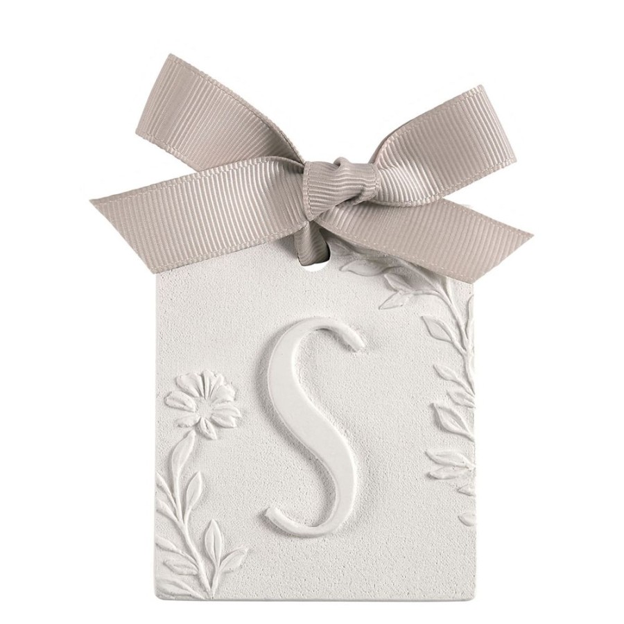 Parfum D'Interieur MATHILDE M Objets Parfumes Et Recharges | Decor Parfume Lettre S - Fleur De Coton